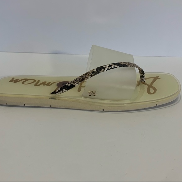 Sam Edelman Luciana Opaque Snake Thong Slides - Picture 2 of 8